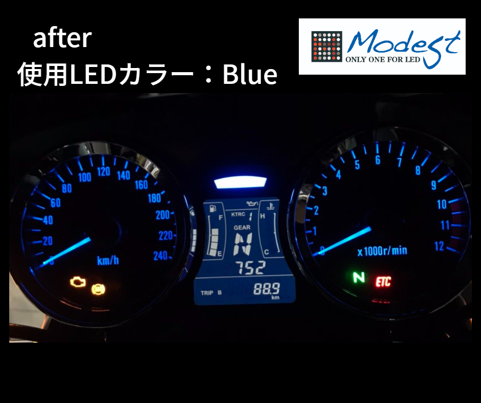 Kawasaki　Z900RSメーターLED打ち替えカスタム