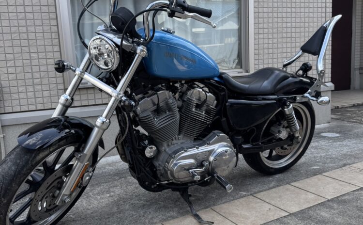ハーレーダビットソンXL883 メーターLED打ち替え