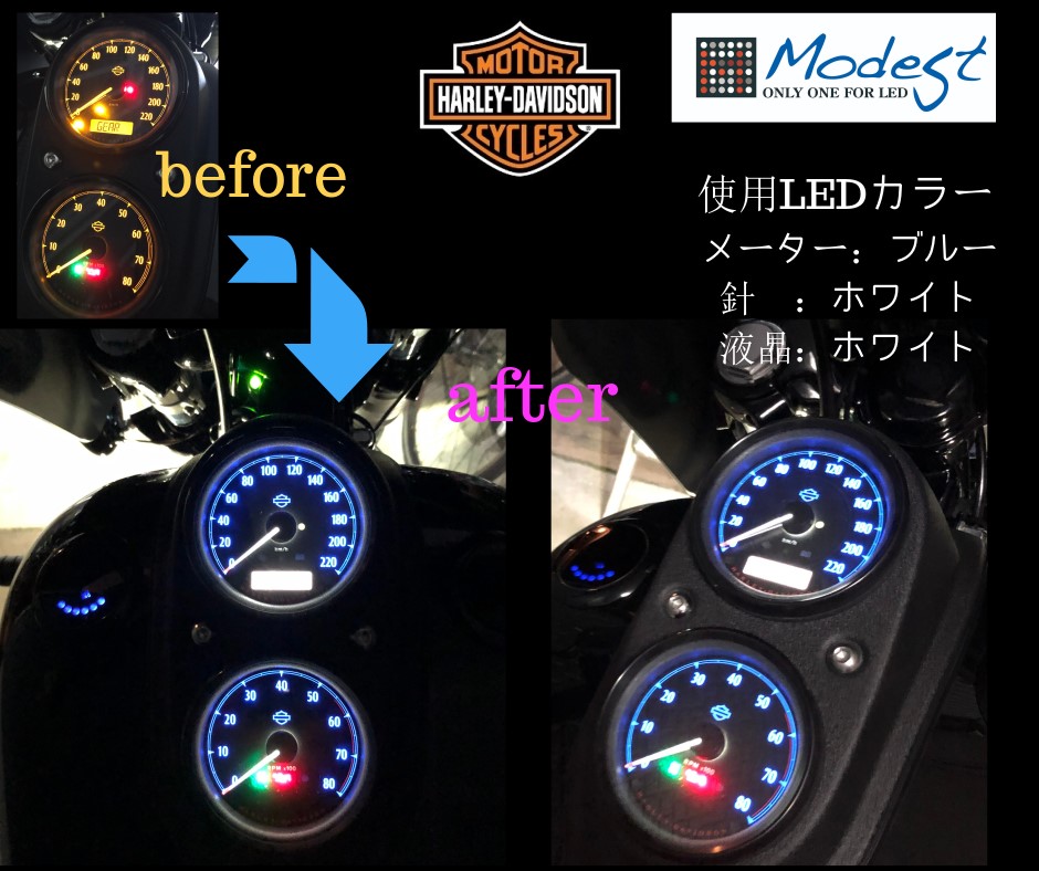 ハーレーメーターカスタム業者