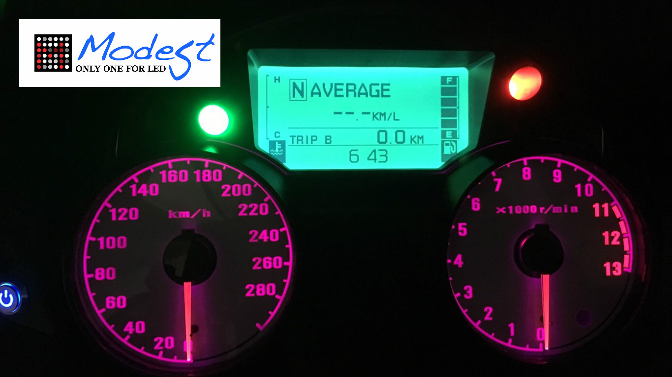 Kawasaki　ZZRメーターLED打ち替えカスタム