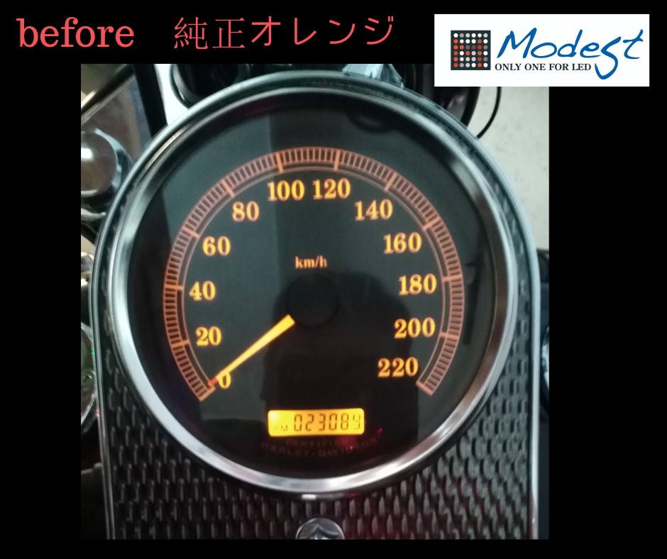 ハーレーメーター　2005年製　施工前