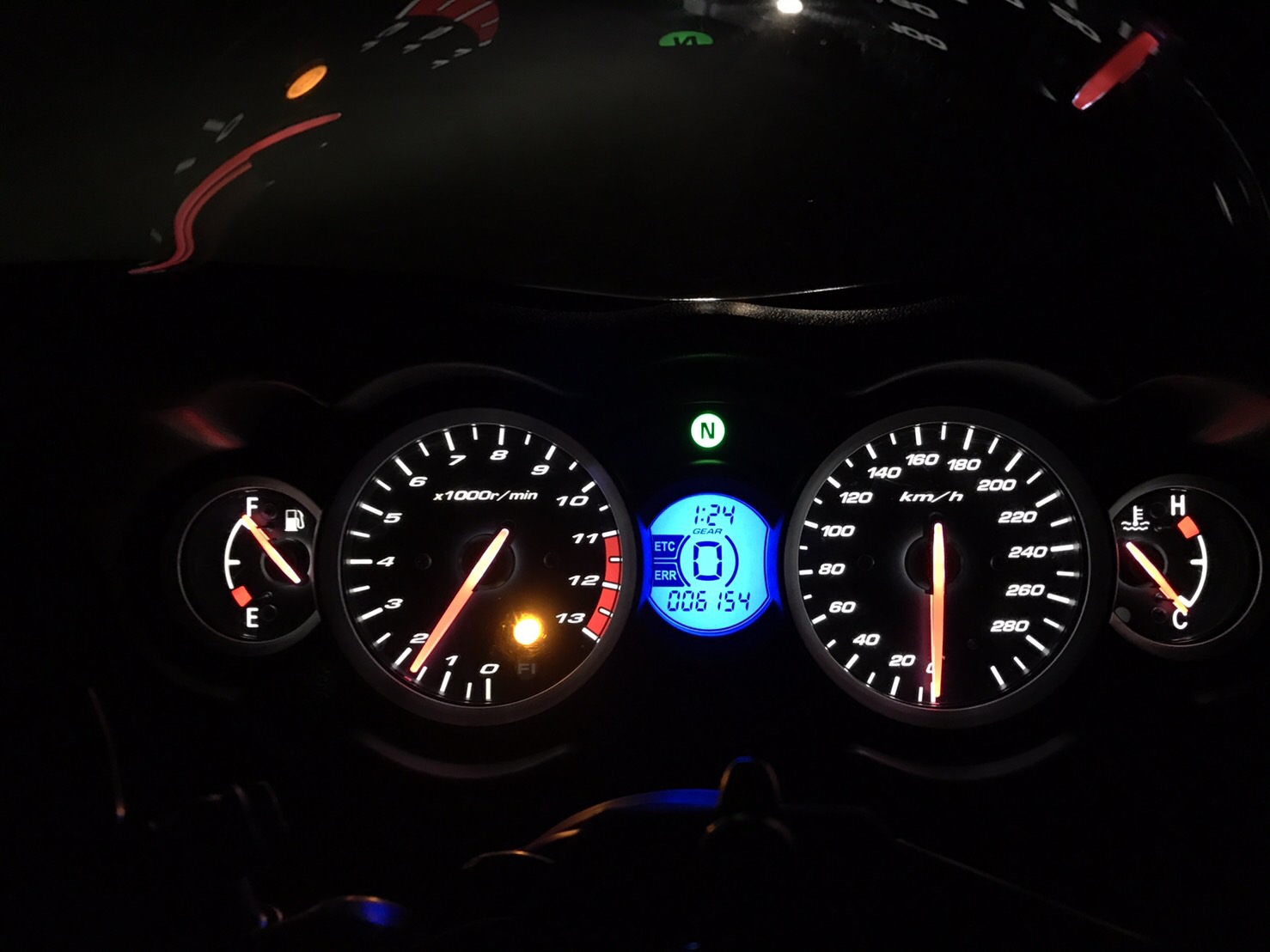 GSX1300R隼メーターLEDカスタム