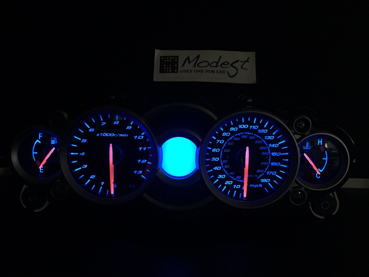GSX1300RLED打ち替えメーター