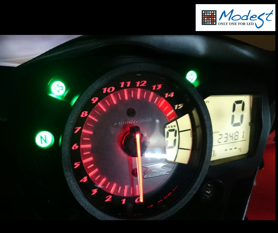 GSXメーターLED打ち替えカスタム