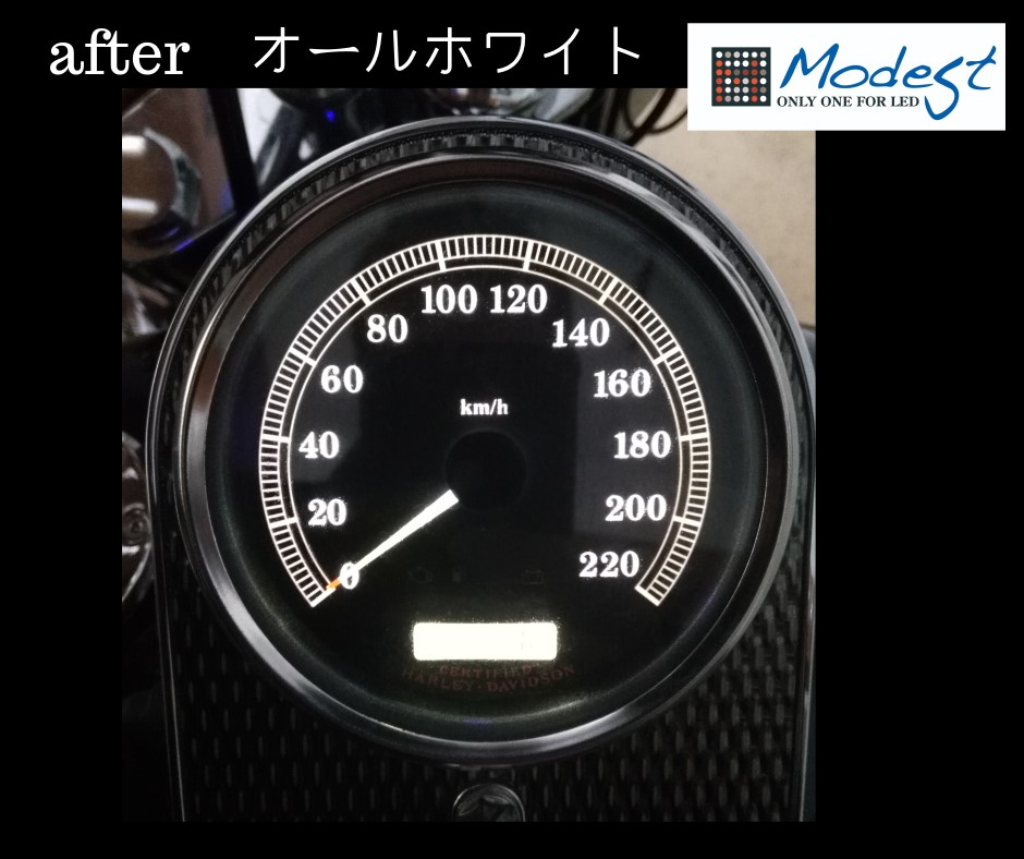 ハーレーメーター2005年製　施工後 